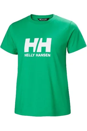 Helly Hansen Tops y Camisetas W Hh Logo 2.0 Green 499 para mujer