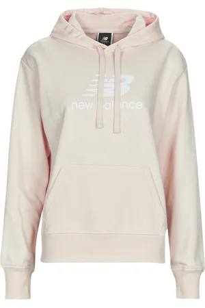 New Balance Jersey Essentials Stacked Logo Hoodie para mujer
