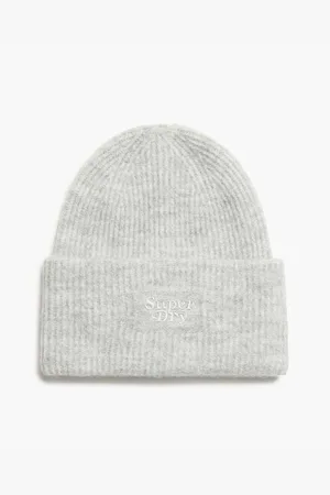 Superdry Gorro Bonnet dous en maille côtelée femme para niña
