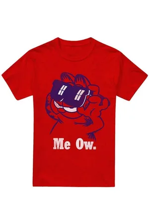 Garfield Tops y Camisetas Deal With It para mujer