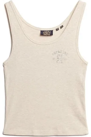 Superdry Camiseta tirantes Débardeur côtelé femme Athletic Essential para mujer