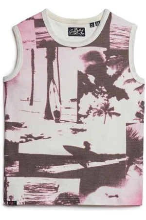 Superdry Camiseta tirantes Débardeur à logo et imprimé photographique femme para mujer