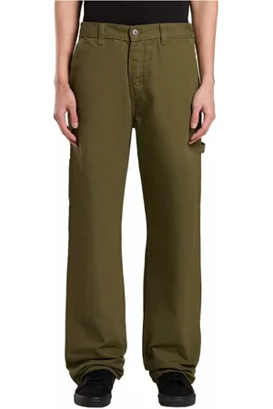 Dickies Pantalones CANVAS CARPENTER - DK0A4ZABMGR1-MILITARY GREEN para hombre