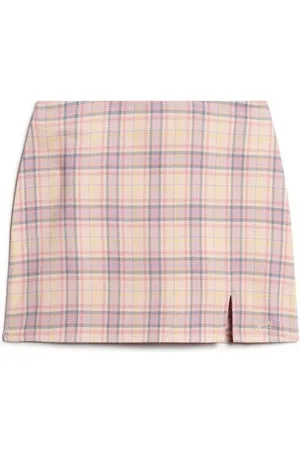 Superdry Falda Mini jupe à carreaux femme para mujer