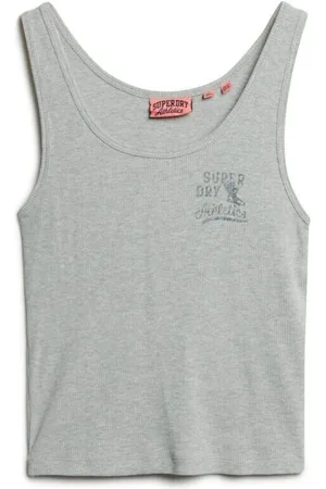 Superdry Camiseta tirantes Débardeur côtelé femme Athletic Essential para mujer