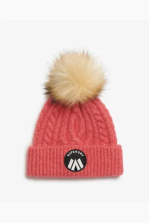 Superdry Gorro Bonnet en tricot torsadé femme Luxe para niña
