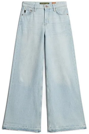 Superdry Jeans Jeans large évasé à bords francs femme para mujer