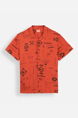 Oxbow Camisa manga larga Chemise SNAP para hombre