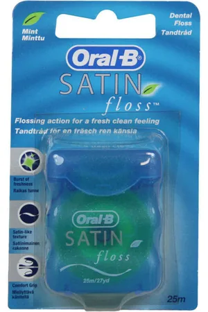 Oral B Tratamiento corporal Satin Floss Hilo Dental Menta para mujer