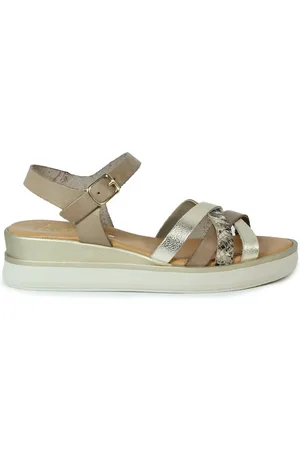 Aplauso Sandalias SANDALIAS DE GEL METALIZADAS 14590 PLATINO para mujer