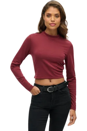 Superdry Camiseta interior Maillot manches longues et dos ouvert femme para mujer