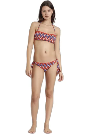 Admas Bikini Maillot de bain 2 pièces bandeau femme Ethnic Waves para mujer