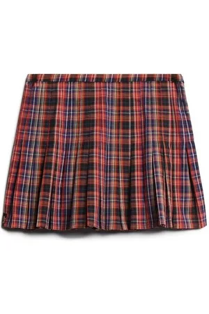Superdry Falda Mini jupe à carreaux à taille mi-haute femme para mujer