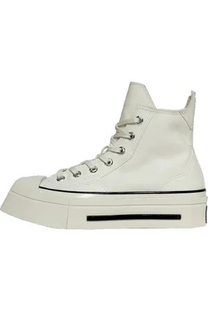 Converse Deportivas Moda Chuck 70 Luxe Squared Egret Egret Montantes para mujer