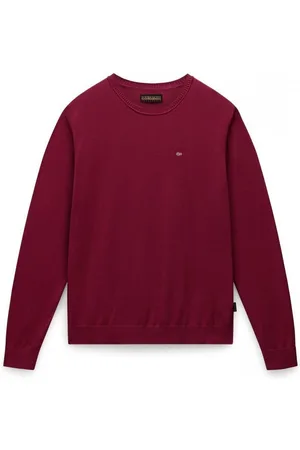 Napapijri Jersey DECATUR 5 NP0A4HUW-R1E1 TIBETAN RED para hombre