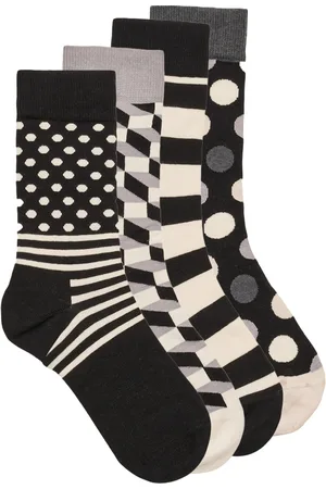 Happy Socks Calcetines altos CLASSIC BLACK para mujer