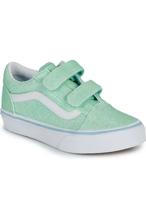 Vans Zapatillas UY Old Skool V GLITTER PASTEL BLUE para niña