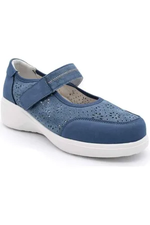 G Comfort Bailarinas S-5255-PF Azul para mujer