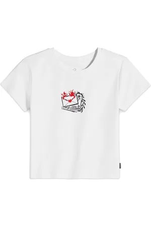 Converse Tops y Camisetas LOVE LETTER T-SHIRT para mujer