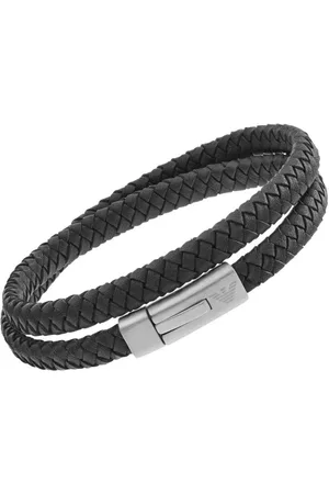 Emporio Armani Pulseras EGS2176040-BLACK para hombre