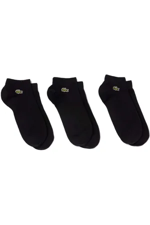 Lacoste Calcetines altos 3 Pack Low Socks Black para hombre
