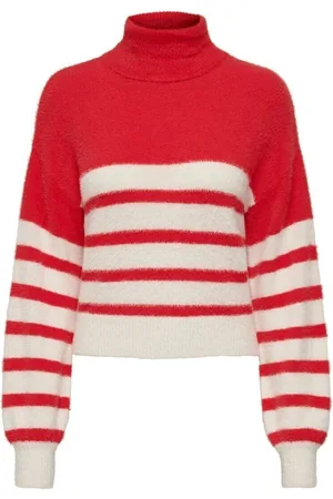 ONLY Jersey 15267889 PIUMO-POPPY RED para mujer