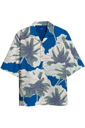 JACK & JONES Camisa manga larga 12241163 RESORT-NAUTICAL BLUE para hombre
