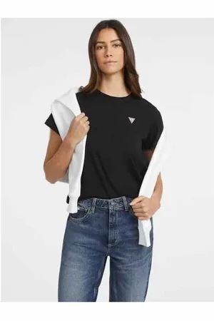 Guess Tops y Camisetas W4YI10 J1314-JBLK para mujer