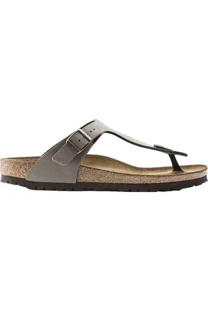 Birkenstock Sandalias Gizeh Nobuck Birko-Flor Regular - Stone para mujer
