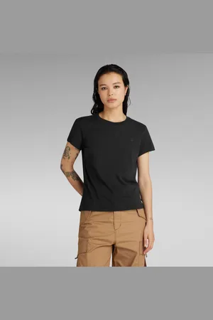 G-Star Tops y Camisetas D24499-4107 FRONT SEAM R T-6484 BLACK para mujer