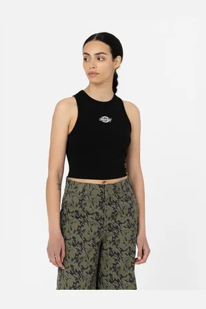Dickies Camiseta tirantes POWERS VEST W DK0A4Y8D-BLK BLACK para mujer