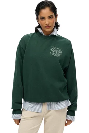 Superdry Jersey Sweatshirt ample monochrome femme Lo-Fi Outdoor para mujer