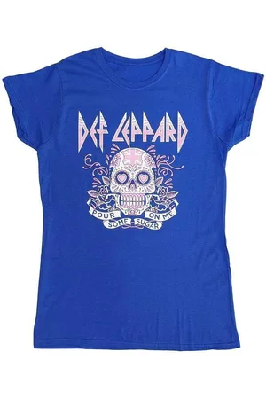Def Leppard Camiseta manga larga Pour Some Sugar On Me para mujer