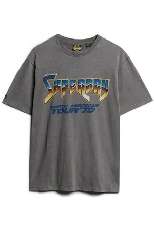 Superdry Camiseta T-shirt oversize à motif femme Rock Band 70s para mujer