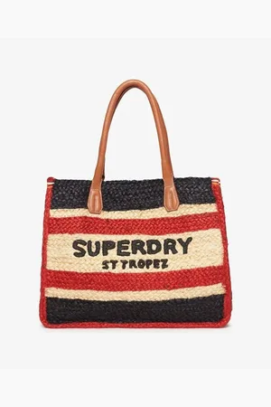 Superdry Bolsa Sac cabas en raphia femme Luxe para niña