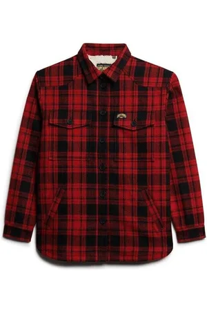 Superdry Camisa Surchemise à carreaux en peau lainée femme para mujer