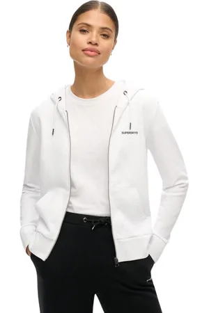 Superdry Jersey Sweatshirt à capuche zippé uni femme para mujer