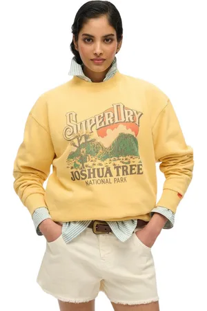 Superdry Jersey Sweatshirt ample à motif femme Souvenir para mujer