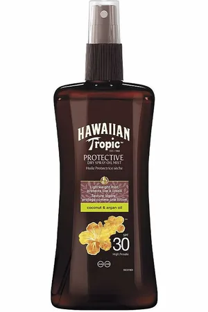 Hawaiian Tropic Protección solar Dry Oil Protective Spray SPF 30 - Coconut Argan 200 m para mujer