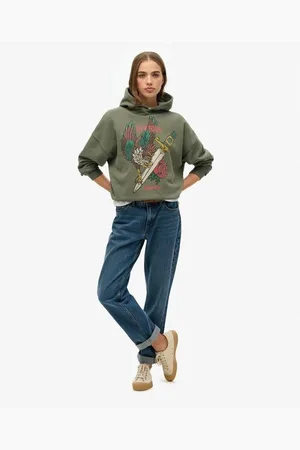 Superdry Jersey Sweatshirt à capuche femme Neo Trad Tattoo para mujer