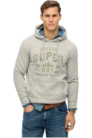 Superdry Jersey Sweatshirt à capuche Work Shop para hombre