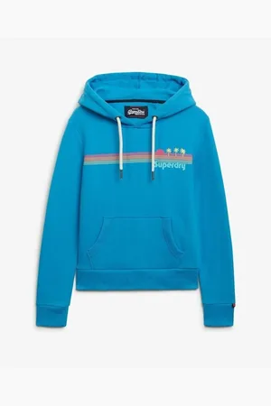 Superdry Jersey Sweatshirt à capuche et rayures arc-en-ciel femme para mujer
