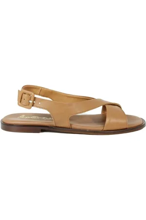 Aplauso Sandalias SANDALIAS PLANAS PARA MUJER 12042 CUERO para mujer