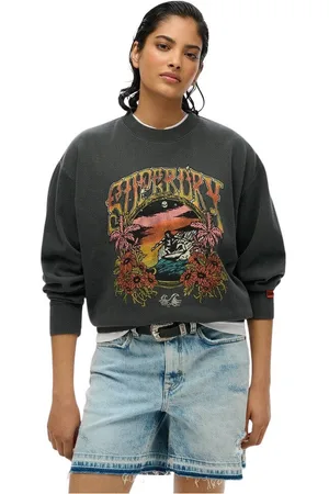 Superdry Jersey Sweatshirt ample femme Psych Surf para mujer