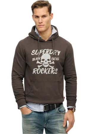 Superdry Jersey Sweatshirt à capuche Skull para hombre