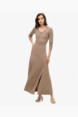 Superdry Vestidos Robe mi-longue semi-boutonnée femme para mujer