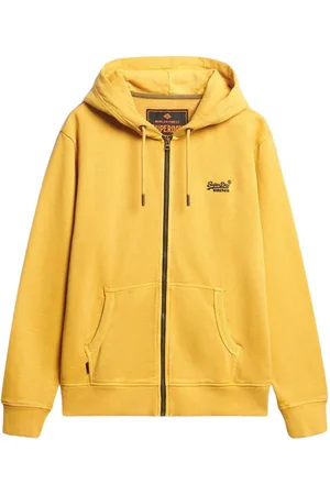 Superdry Jersey Sweatshirt à capuche délavé zippé à logo Essential para hombre