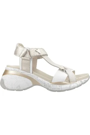 Cetti Sandalias SANDALIA 1317 PIEL OFFWHITE-PLATINO para mujer