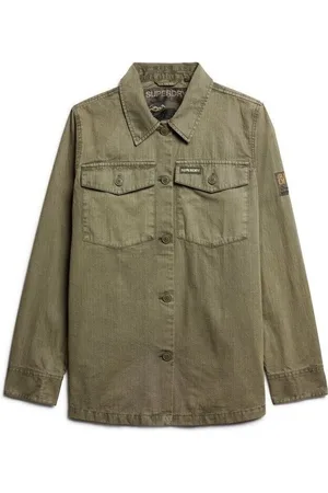 Superdry Camisa Surchemise militaire femme para mujer