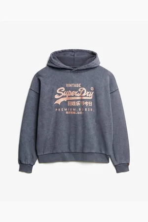 Superdry Jersey Sweatshirt à capuche métallisé femme Vintage Logo para mujer